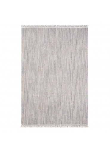 Tapis uni effet laine gris...