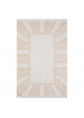 Tapis uni effet laine rose TANGER 152