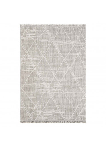 Tapis uni effet laine berbère beige TANGER 62