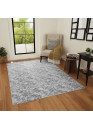 Tapis lavable à motifs gris - SOFT 21