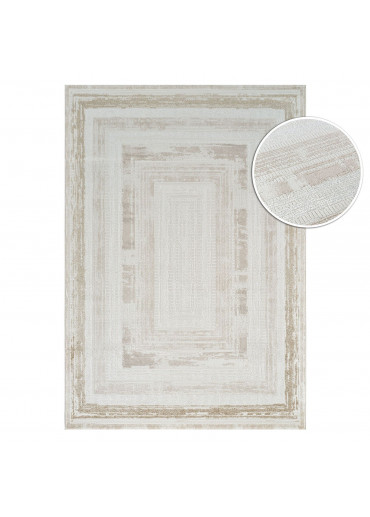 Tapis cadre crème beige - TUNIS 41