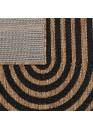 Tapis extérieur effet jute arc CARACAS 28