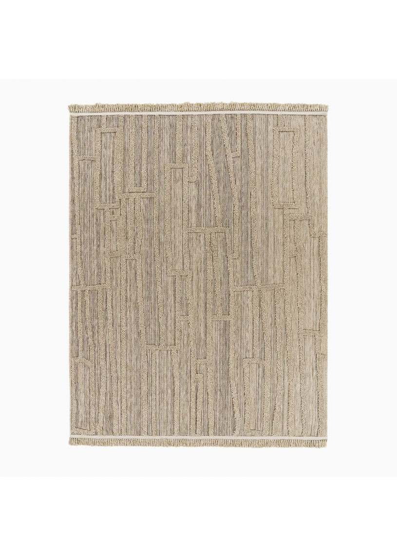 Tapis extérieur effet intérieur jute géométrique CASSIS 99