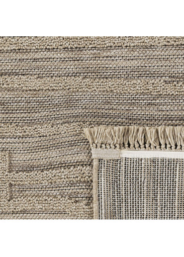 Tapis extérieur effet intérieur jute géométrique CASSIS 99