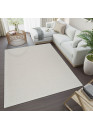 Tapis extérieur intérieur effet jute crème - KENZY 20