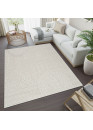 Tapis extérieur effet intérieur jute crème - KENZY 06