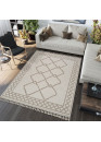 Tapis en coton berbère crème beige MILAS 22