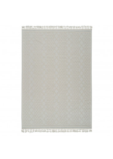 Tapis en coton berbère crème MILAS 02