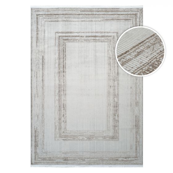 Tapis lavable taupe ISTANBUL 09