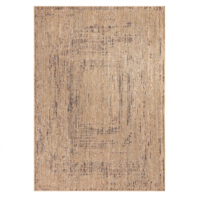 Tapis extérieur effet intérieur jute beige BAMAKO 784