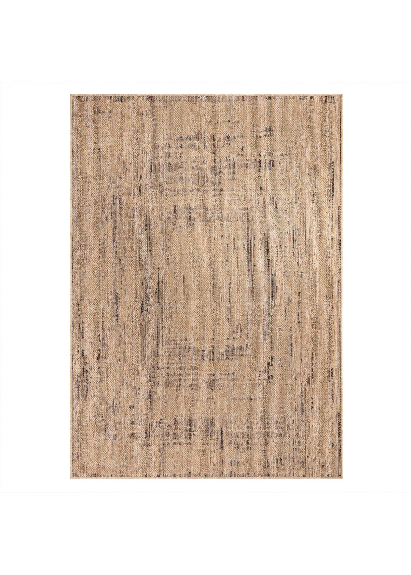 Tapis extérieur effet intérieur jute beige BAMAKO 784