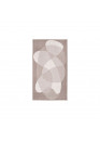 Tapis extérieur réversible abstrait beige - CALVI 35