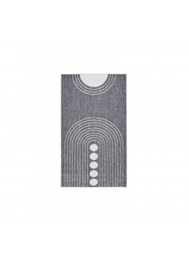 Tapis extérieur réversible bohème gris - CALVI 39