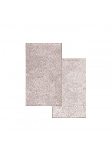 Tapis extérieur réversible abstrait beige - CALVI 45