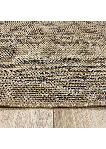 Tapis extérieur effet intérieur jute beige BAMAKO 790