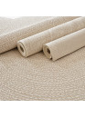 Tapis extérieur intérieur effet jute crème - KENZY 20