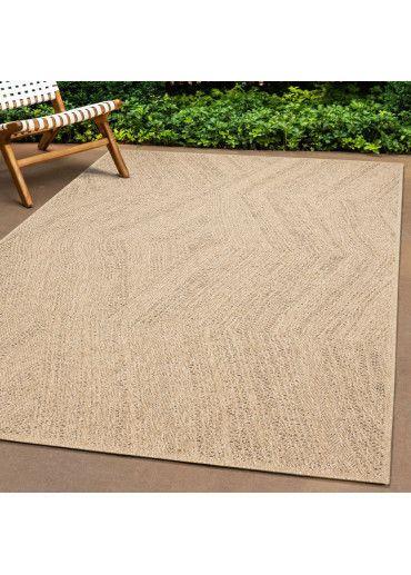 Tapis extérieur intérieur effet jute - KENZY 02