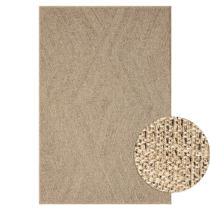 Tapis extérieur intérieur effet jute - KENZY 02