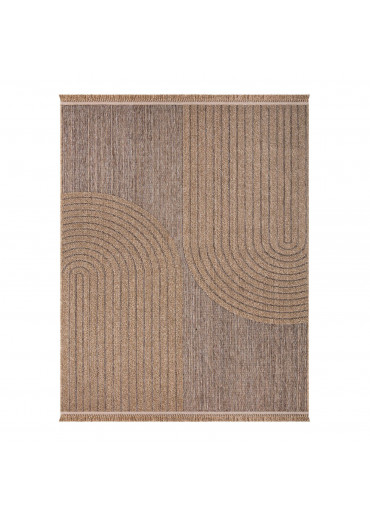 Tapis extérieur effet jute arc - CASSIS 93