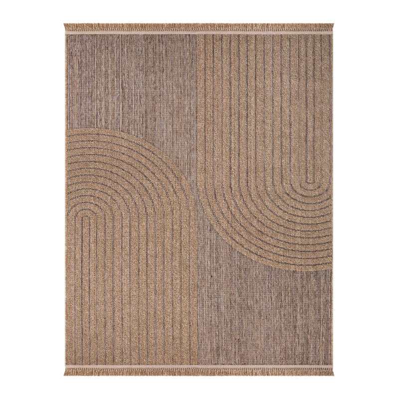 Tapis extérieur effet jute arc - CASSIS 93