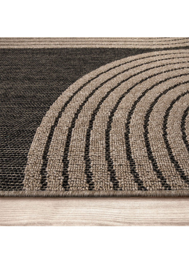 Tapis extérieur effet jute arc - CASSIS 93