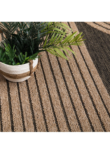 Tapis extérieur effet jute arc - CASSIS 93