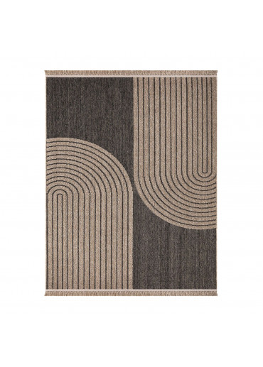 Tapis extérieur effet jute arc - CASSIS 93