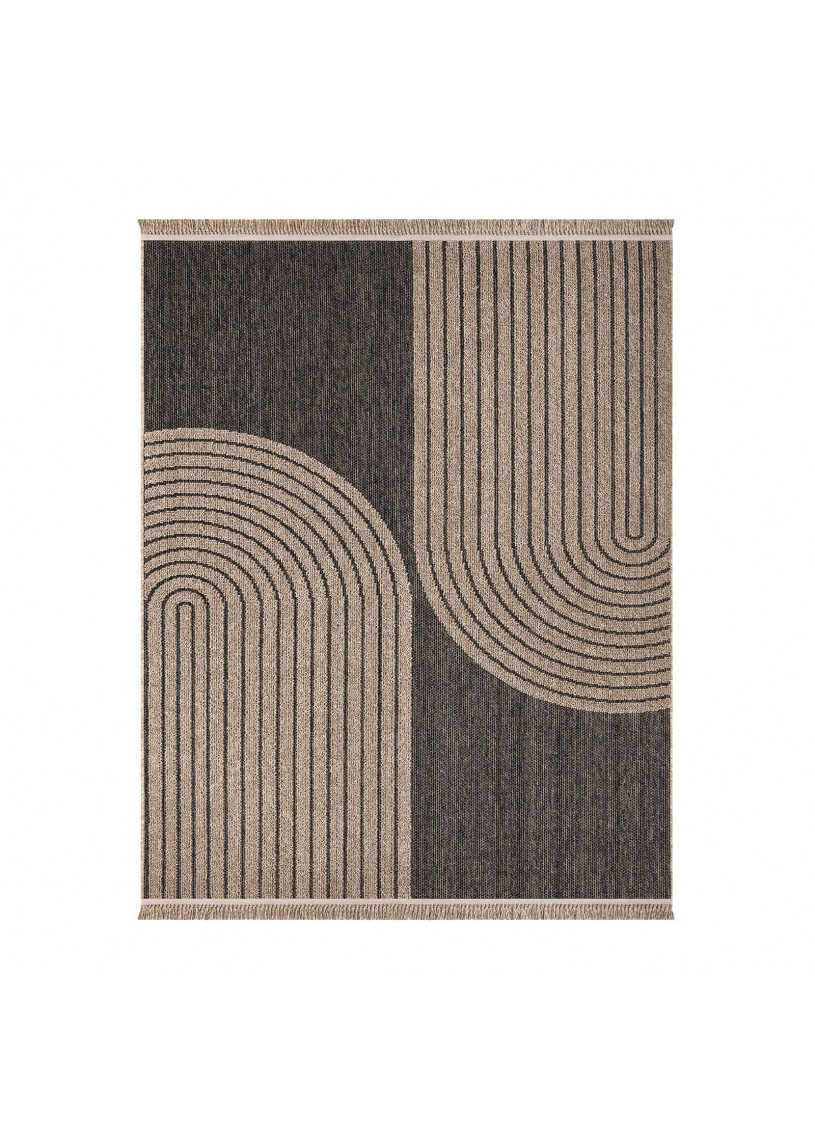 Tapis extérieur effet jute arc - CASSIS 93