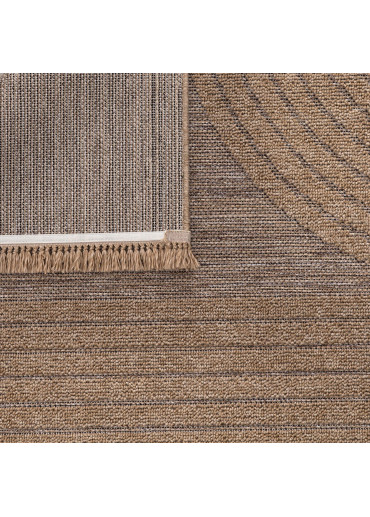 Tapis extérieur effet jute arc - CASSIS 93