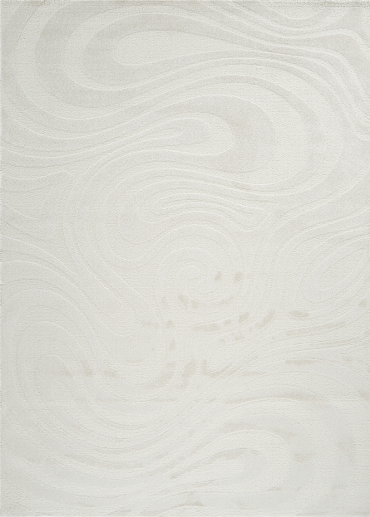 Tapis abstrait crème - ELA 21