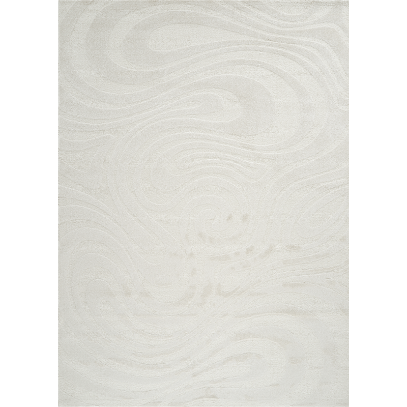 Tapis abstrait crème - ELA 21