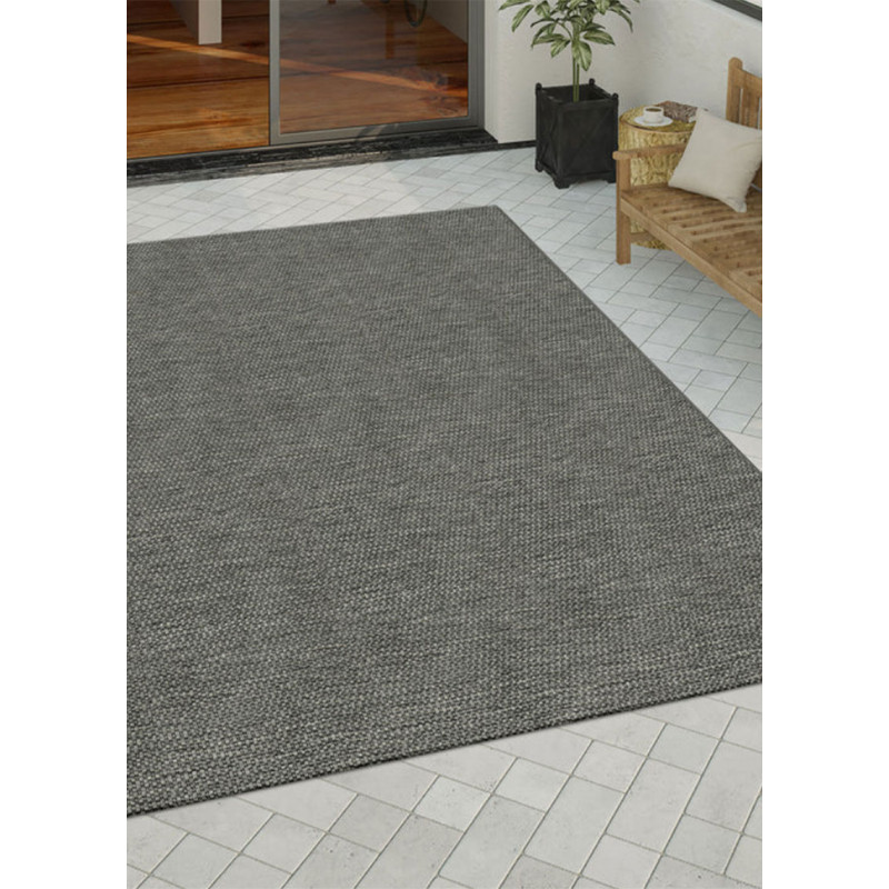 Tapis extérieur intérieur tissé uni - BAHAMAS