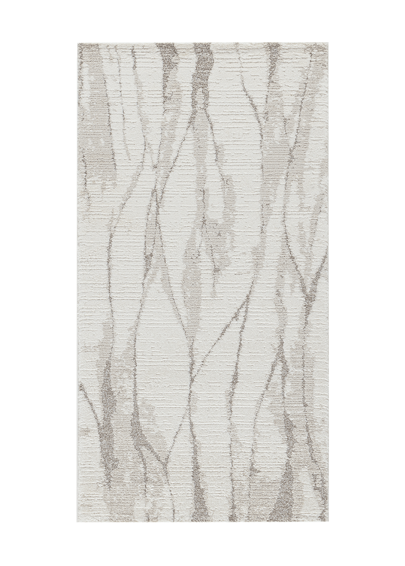 Tapis abstrait beige crème MONACO 63