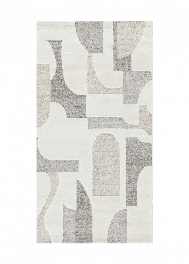 Tapis abstrait crème beige MONACO 60