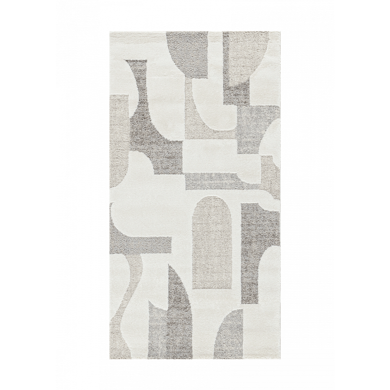 Tapis abstrait crème beige MONACO 60