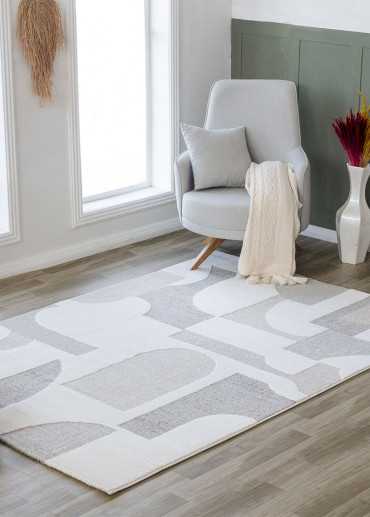 Tapis abstrait crème beige MONACO 60