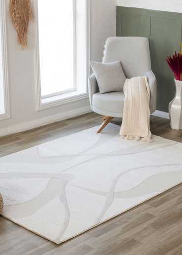 Tapis abstrait crème MONACO 78