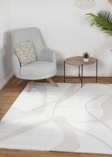 Tapis abstrait crème MONACO 78