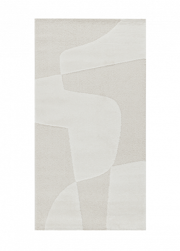 Tapis abstrait crème MONACO 80