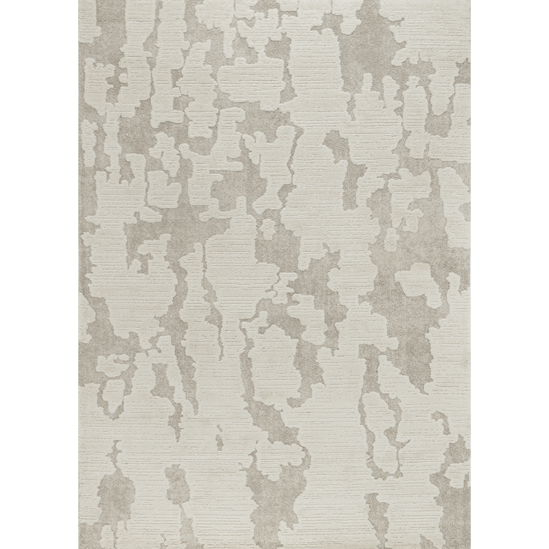 Tapis abstrait crème taupe MONACO 50