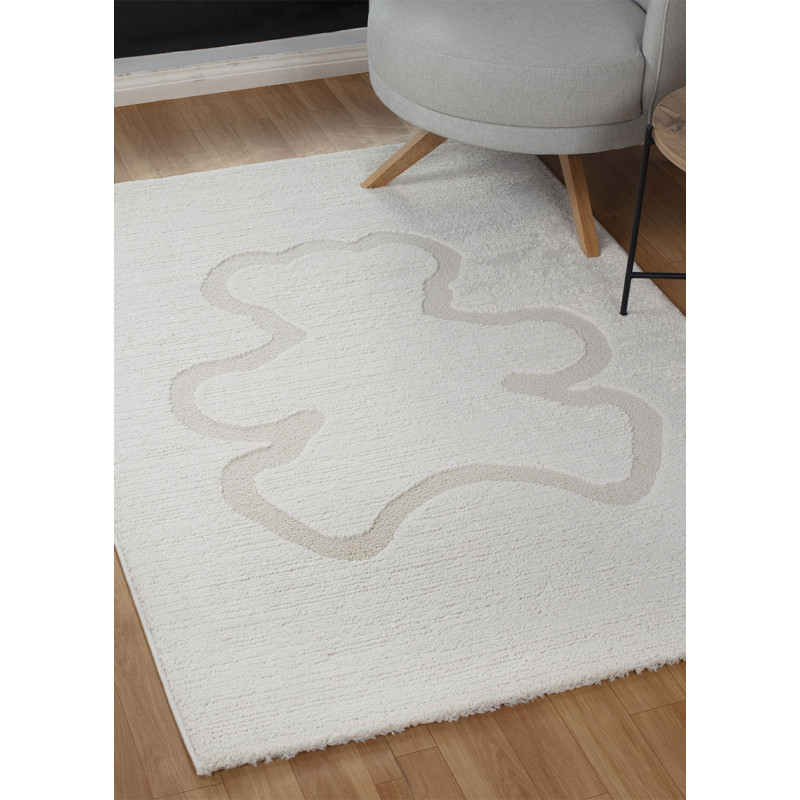 Tapis enfant ours crème MONACO 81