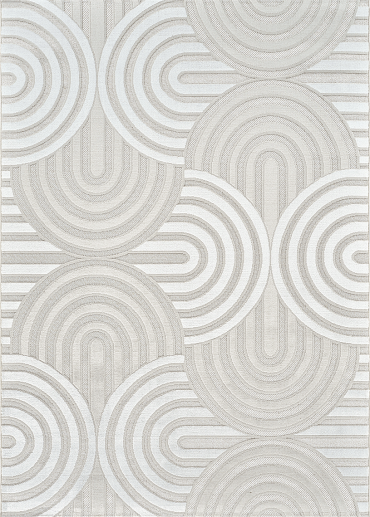 Tapis arc crème beige MALDIVES 10