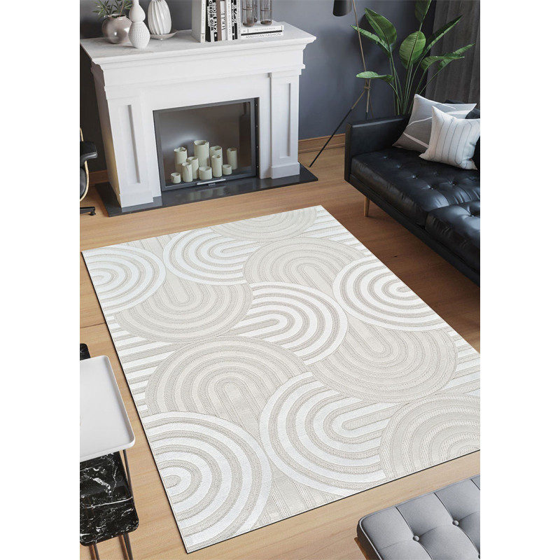 Tapis arc crème beige MALDIVES 10