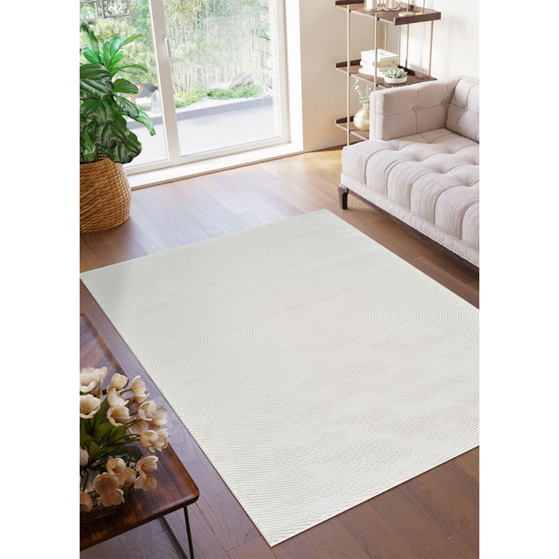 Tapis cercle crème - BOGOTA 81