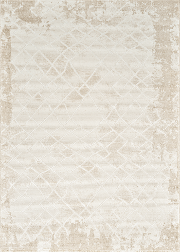 Tapis abstrait crème beige...