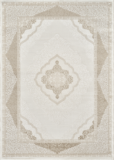 Tapis oriental crème beige...