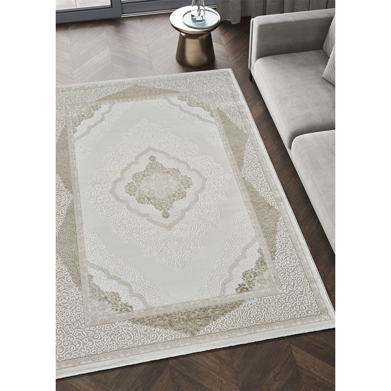 Tapis oriental crème beige - TUNIS 86