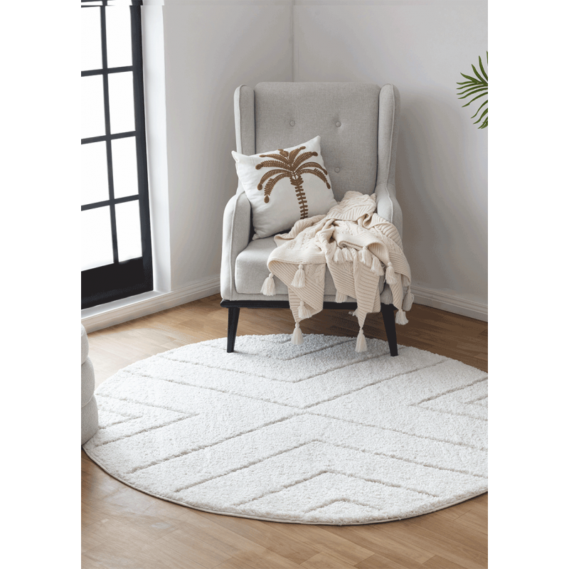 Tapis berbère shaggy crème MARRAKECH 362