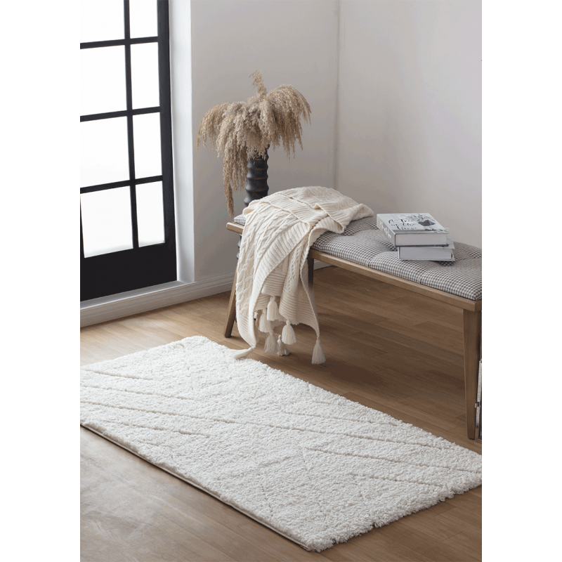 Tapis berbère shaggy crème MARRAKECH 362