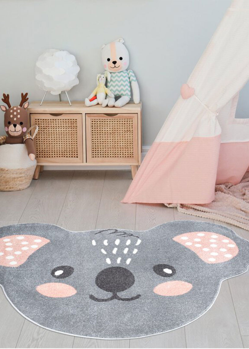 Tapis enfant koala gris - ANIME